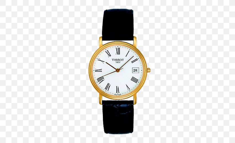 Tissot Watch Quartz Clock Leather Water Resistant Mark, PNG, 500x500px, Tissot, Automatic Watch, Brand, Buckle, Jewellery Download Free