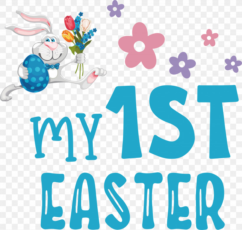 My 1st Easter Easter Bunny Easter Day, PNG, 3000x2858px, My 1st Easter, Behavior, Easter Bunny, Easter Day, Happiness Download Free