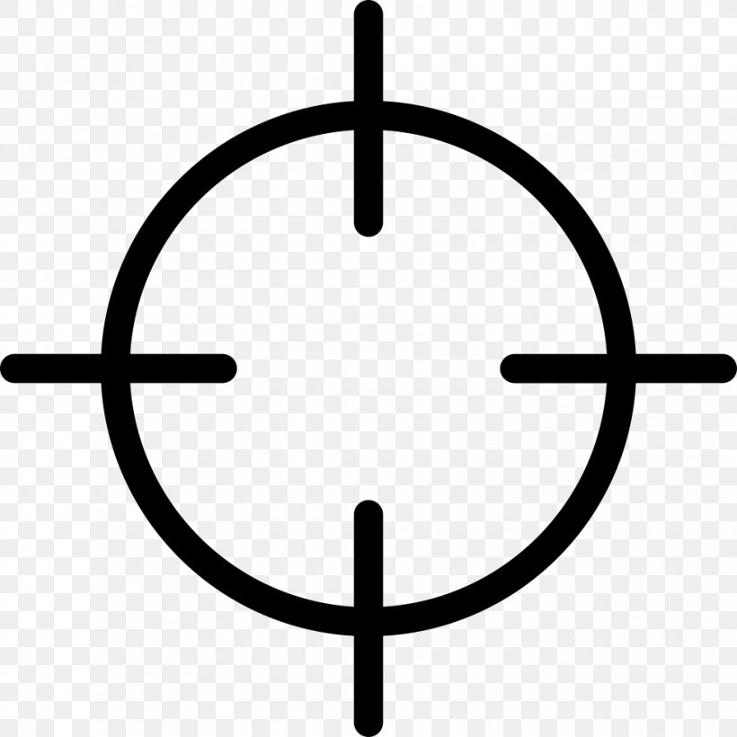 Shooting Target Reticle Clip Art, PNG, 980x980px, Shooting Target, Area, Black And White, Reticle, Rim Download Free