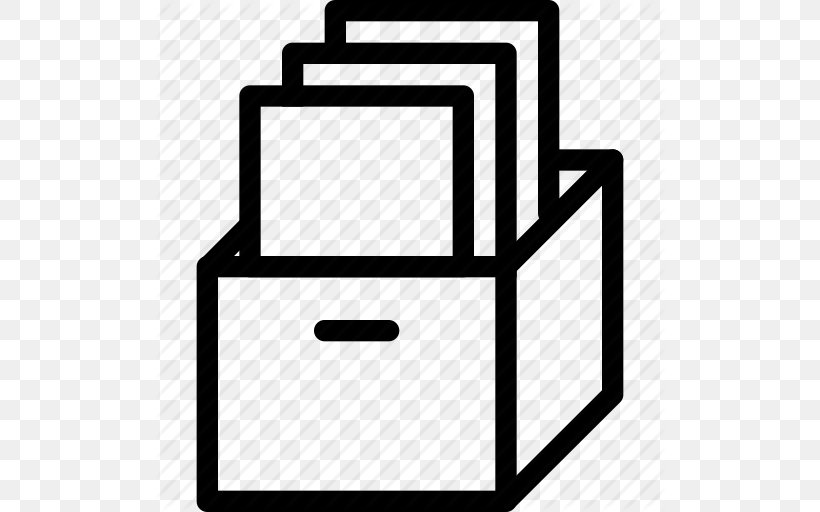 Archive Directory, PNG, 512x512px, Archive, Area, Black, Black And White, Brand Download Free