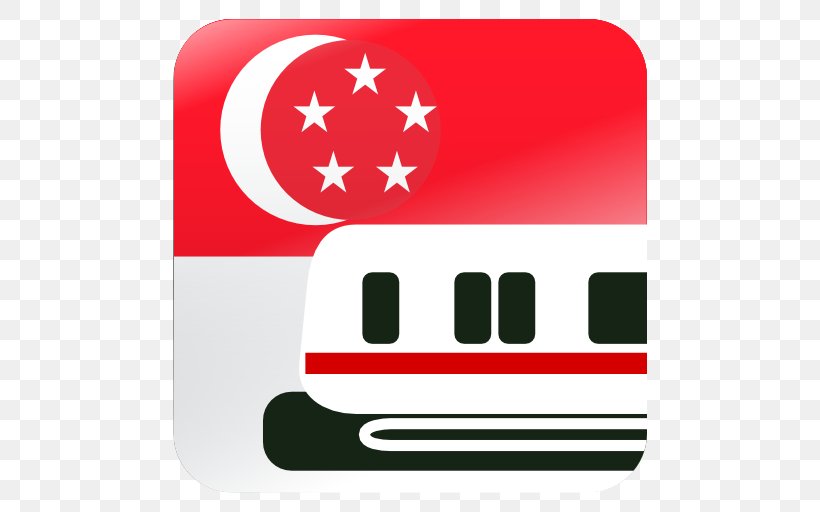 Singapore Mass Rapid Transit MRT Mo Badong Manila Light Rail Transit System, PNG, 512x512px, Singapore, Android, Area, Brand, Flag Of Singapore Download Free