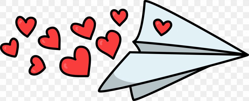 Airplane Paper Plane Clip Art, PNG, 1920x782px, Airplane, Area, Artwork, Drawing, Heart Download Free