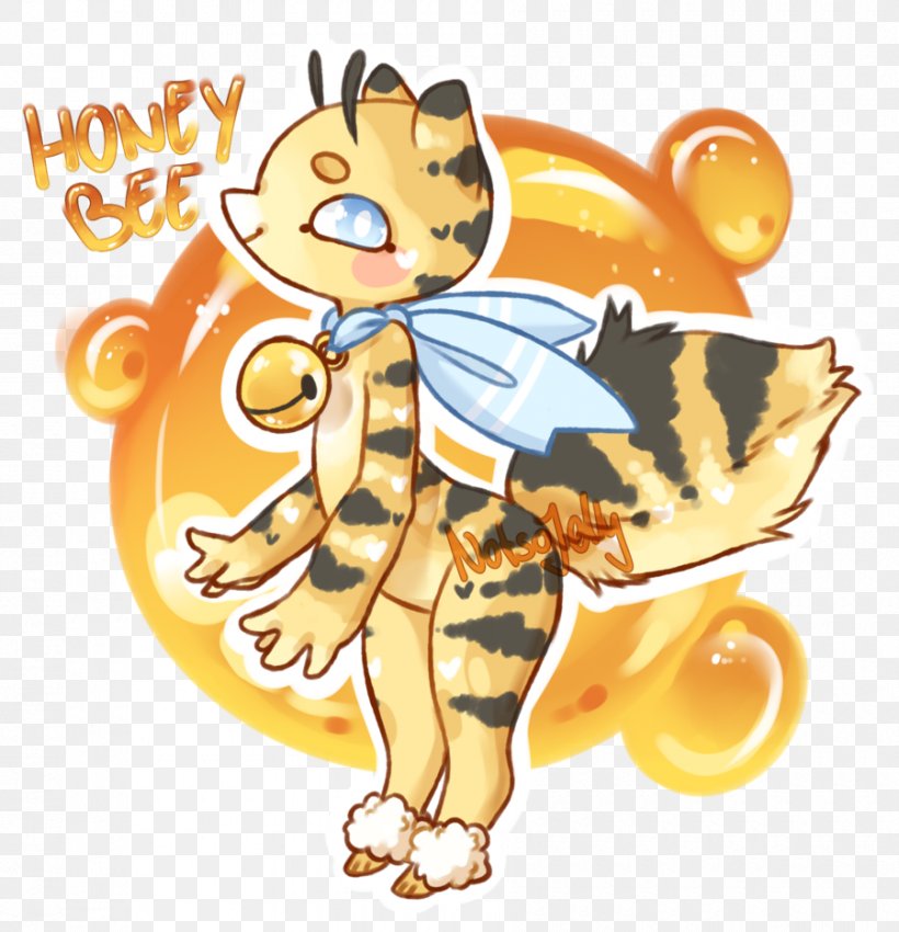 Honey Bee Cat Tiger, PNG, 900x934px, Honey Bee, Art, Bee, Big Cat, Big Cats Download Free