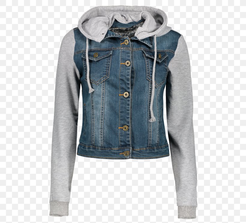 Hoodie Denim Jacket Clothing Coat, PNG, 558x744px, Hoodie, Belt, Clothing, Coat, Denim Download Free
