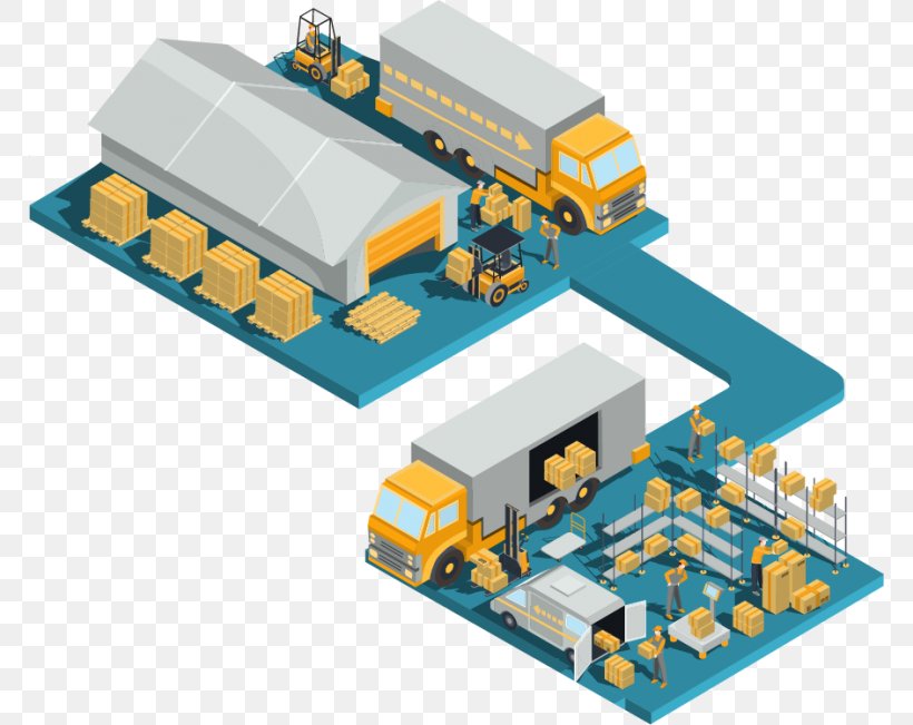 Logistics Warehouse Freight Transport Isometric Projection, PNG, 768x651px, Logistics, Bonded Warehouse, Box, Cargo, Delivery Download Free