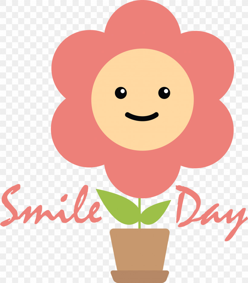 World Smile Day Smile Day Smile, PNG, 2620x3000px, World Smile Day, Cartoon, Character, Flower, Happiness Download Free