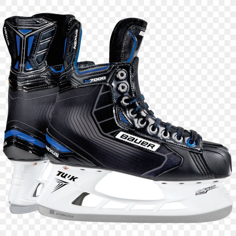 Bauer Hockey Ice Skates Ice Hockey Equipment Hockey Sticks, PNG, 1000x1000px, Bauer Hockey, Athletic Shoe, Basketball Shoe, Black, Boot Download Free