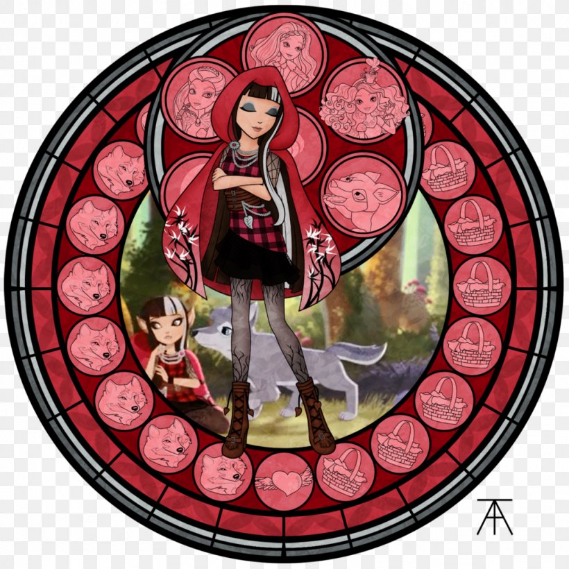 Ever After High Little Red Riding Hood Drawing Fan Art, PNG, 1024x1024px, Watercolor, Cartoon, Flower, Frame, Heart Download Free