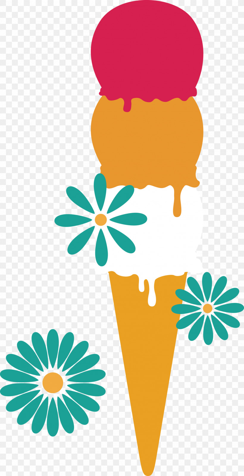 Ice Cream, PNG, 1542x3000px, Ice Cream, Flower, Petal, Plant, Silhouette Download Free