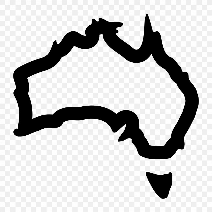 Australia World Map, PNG, 1600x1600px, Australia, Area, Black, Black And White, Country Download Free