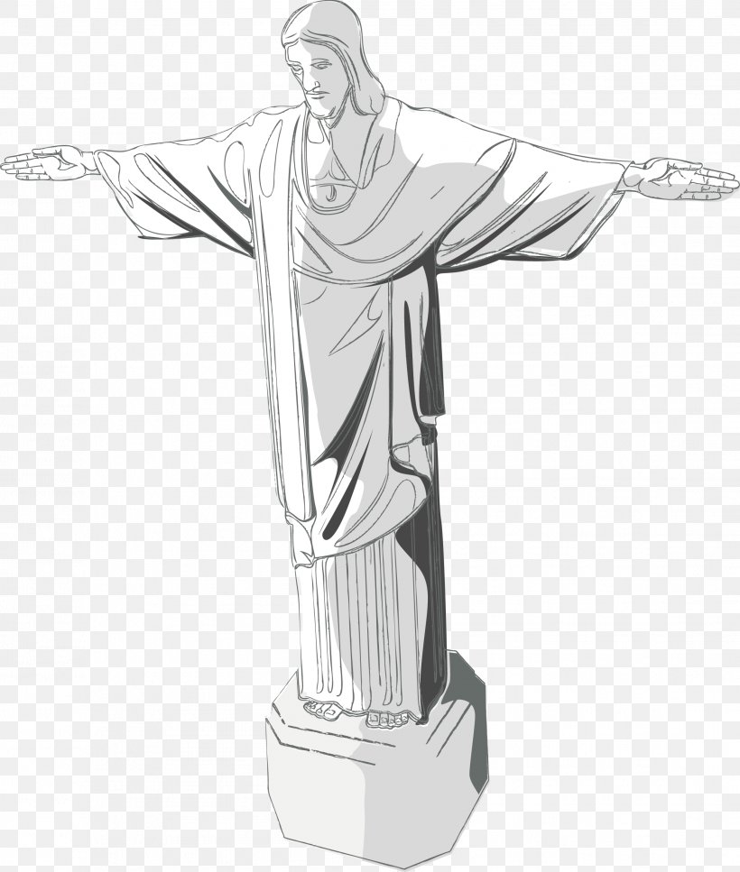 Christ The Redeemer, PNG, 2216x2615px, Christ The Redeemer, Arm, Art, Artwork, Black And White Download Free