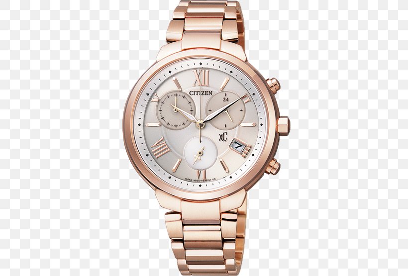 Citizen Holdings Eco-Drive Watch Chronograph Diamond, PNG, 555x555px, Citizen Holdings, Bracelet, Brand, Chronograph, Cubic Zirconia Download Free