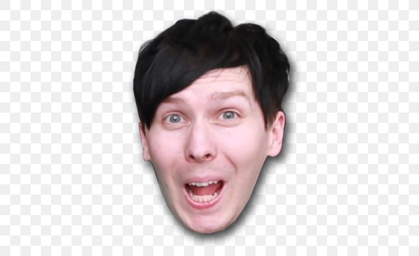 Dan Howell Dan And Phil Face Chin Yahoo! Search, PNG, 500x500px, Dan Howell, Cheek, Chin, Dan And Phil, Ear Download Free