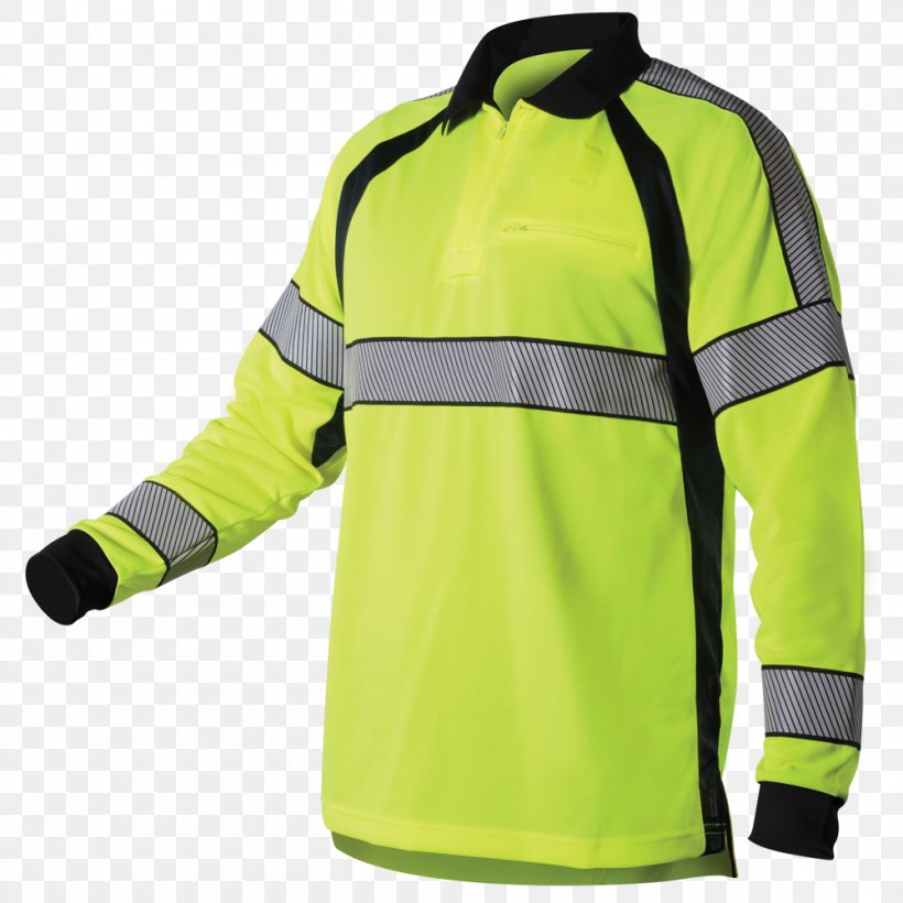 High-visibility Clothing Polo Shirt T-shirt, PNG, 1000x1000px, Highvisibility Clothing, Clothing, Formal Wear, Green, Jacket Download Free