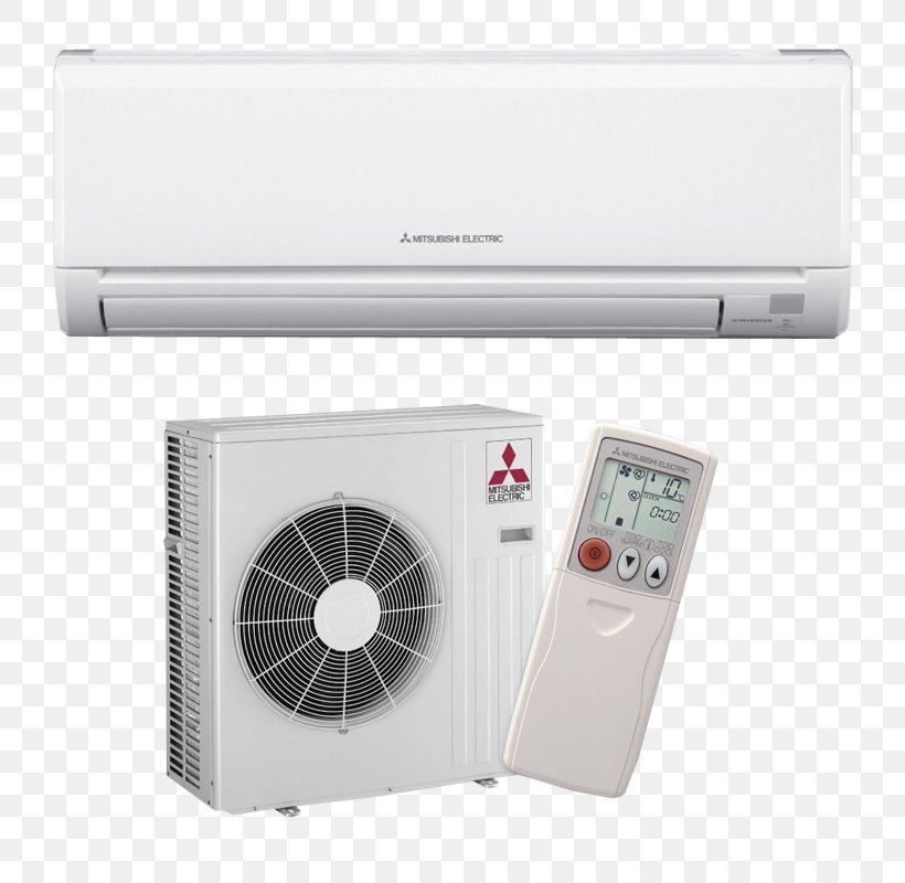 Mitsubishi Air Conditioning Heat Pump Sistema Split HVAC, PNG, 800x800px, Mitsubishi, Air Conditioning, Air Source Heat Pumps, British Thermal Unit, Central Heating Download Free