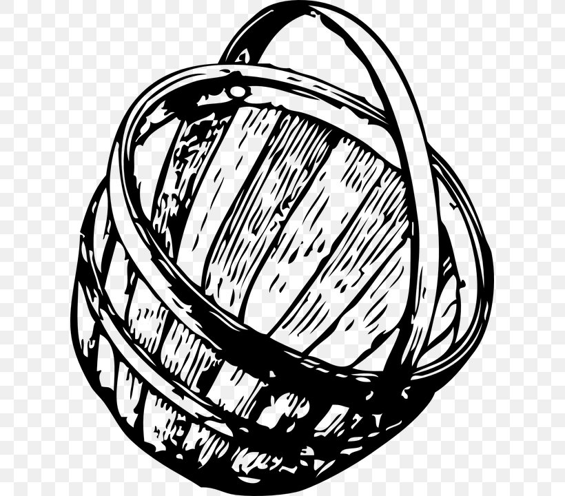 Picnic Baskets Clip Art, PNG, 615x720px, Basket, Black And White, Easter Basket, Food Gift Baskets, Fruit Download Free