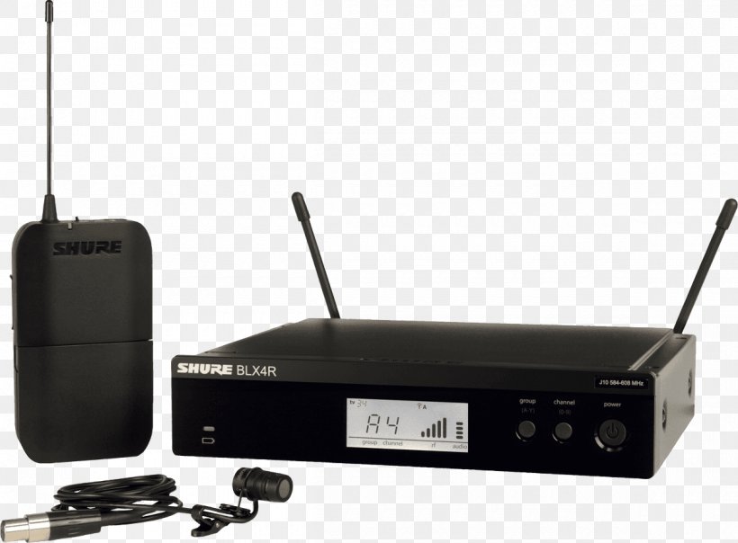 Wireless Microphone Shure Lavalier Microphone, PNG, 1200x884px, Microphone, Audio, Audio Equipment, Audio Receiver, Electronic Instrument Download Free