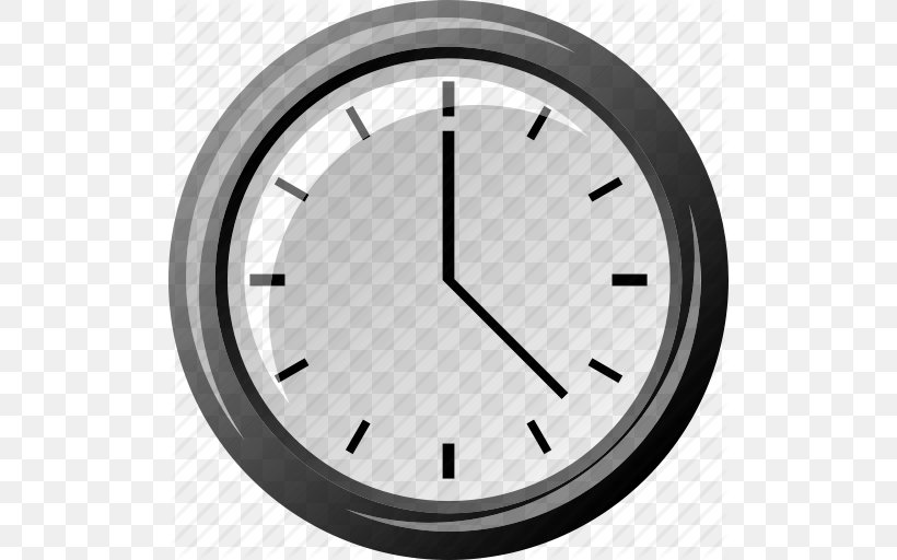 Clock Icon Design Icon, PNG, 512x512px, Clock, Black And White, Cartoon, Home Accessories, Ico Download Free
