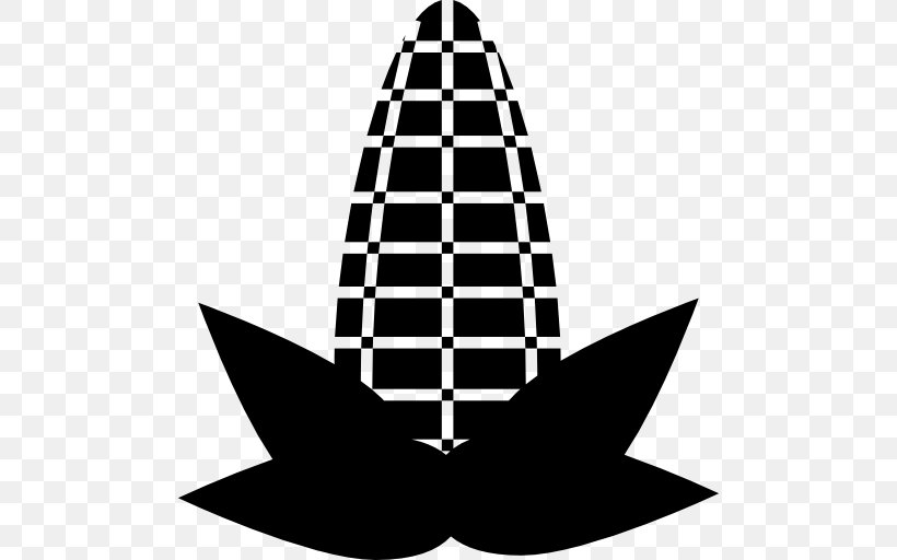 Corn On The Cob Maize Corncob Sweet Corn, PNG, 512x512px, Corn On The Cob, Black And White, Cereal, Cone, Corn Oil Download Free