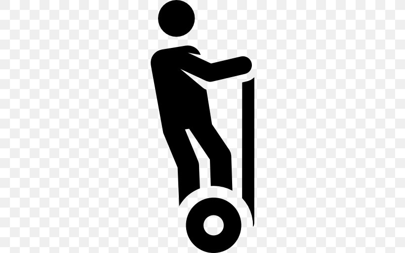 Segway PT Logo Kick Scooter Clip Art, PNG, 512x512px, Segway Pt, Area, Avatar, Black And White, Brand Download Free