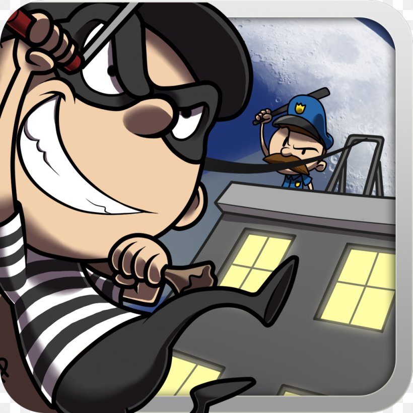 Thief Job For Kids Thief Lupin! Android, PNG, 1024x1024px, Thief Lupin, Android, App Store, Bird, Cartoon Download Free