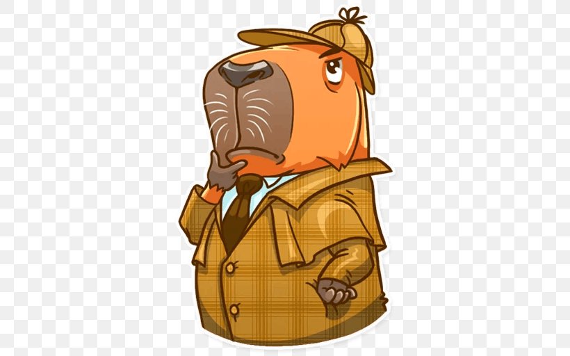 Capybara Sticker Dog Telegram Snout, PNG, 512x512px, Capybara, Algorithm, Application Programming Interface, Carnivoran, Cartoon Download Free