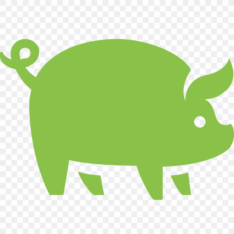 Domestic Pig Clip Art, PNG, 1600x1600px, Domestic Pig, Animal, Fauna, Grass, Green Download Free