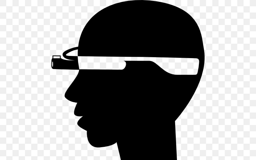 Google Glass, PNG, 512x512px, Google Glass, Black, Black And White, Brand, Communication Download Free