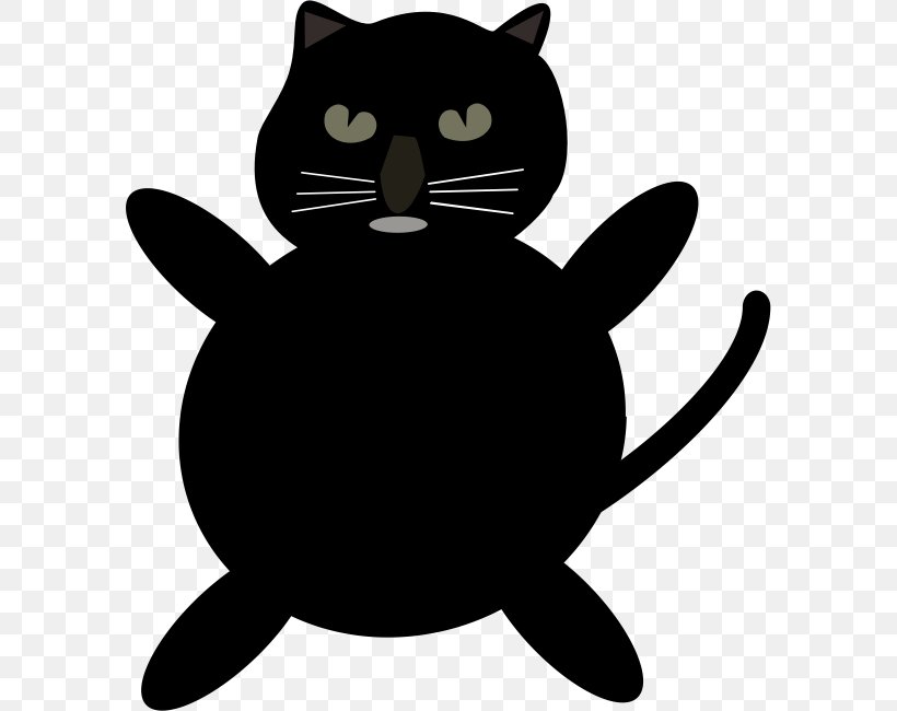 Black Cat Kitten Clip Art, PNG, 590x650px, Cat, Black, Black And White, Black Cat, Carnivoran Download Free