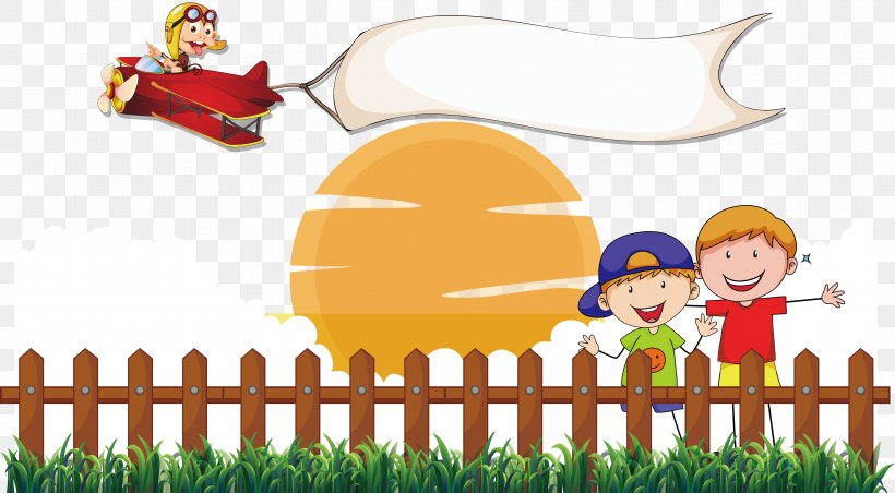 Fence Cartoon Illustration, PNG, 12776x7048px, Fence, Animation, Area, Cartoon, Drawing Download Free