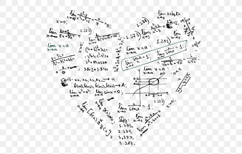 Mathematics Formula Heart Shape Euclidean Vector, PNG, 574x524px, Watercolor, Cartoon, Flower, Frame, Heart Download Free