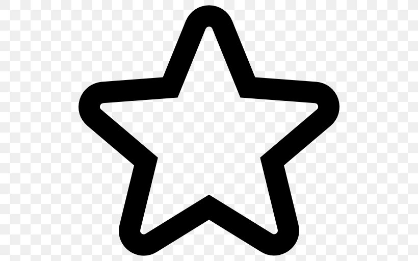 Star Clip Art, PNG, 512x512px, Star, Area, Black And White, Point, Shape Download Free