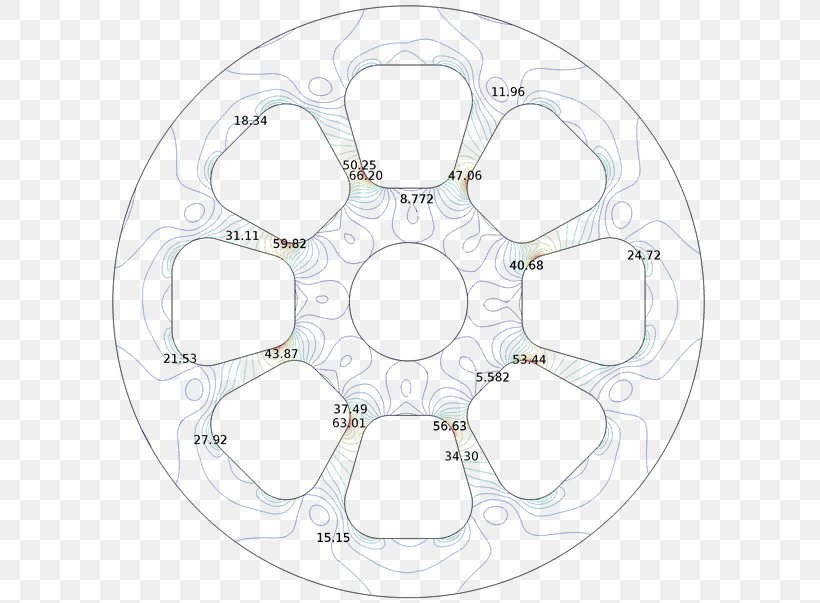 Contour Line Isosurface Plot Stress, PNG, 600x603px, Contour Line, Alloy Wheel, Auto Part, Beam, Comsol Multiphysics Download Free