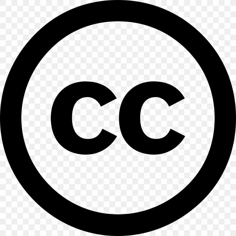 Creative Commons License Copyright, PNG, 980x980px, Creative Commons License, Area, Attribution, Author, Black And White Download Free