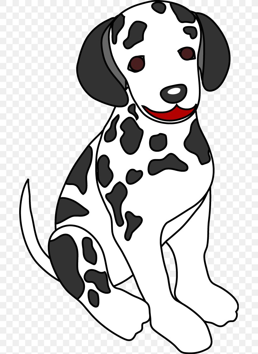 Dalmatian Dog Puppy Dog Breed Companion Dog Clip Art, PNG, 698x1125px, Dalmatian Dog, Art, Artwork, Black And White, Breed Download Free