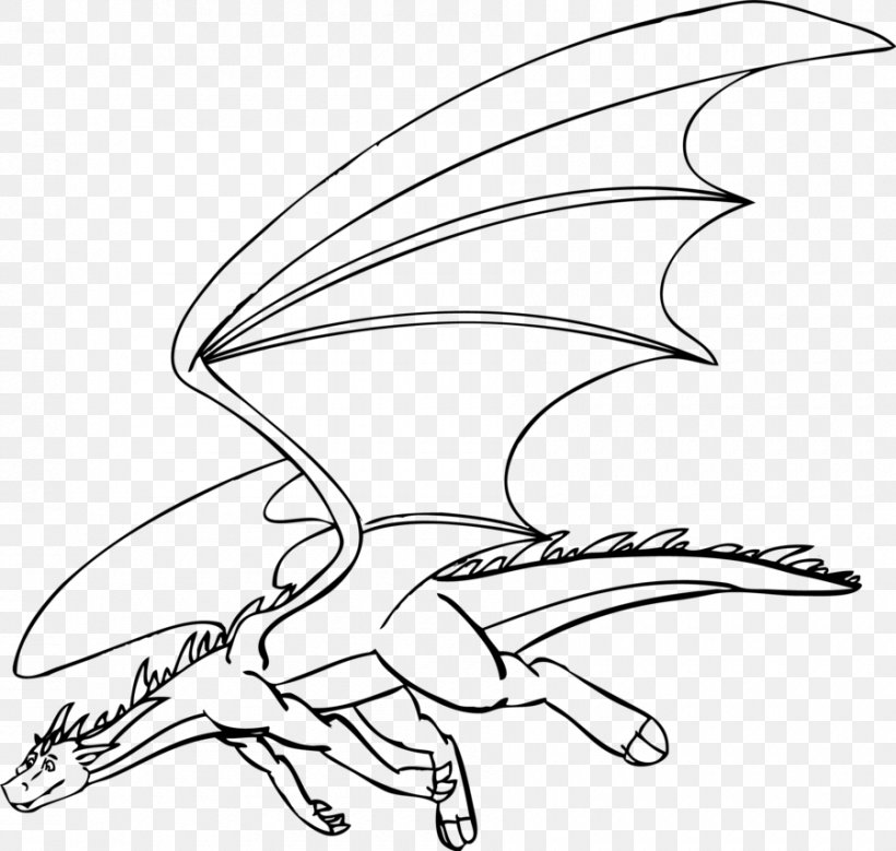 Line Art Drawing Dragon Clip Art, PNG, 900x855px, Line Art, Area, Art, Artwork, Beak Download Free