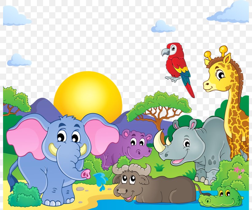 School Timetable Stock Photography Illustration, PNG, 800x685px, Rhinoceros, Animal, Area, Art, Cartoon Download Free