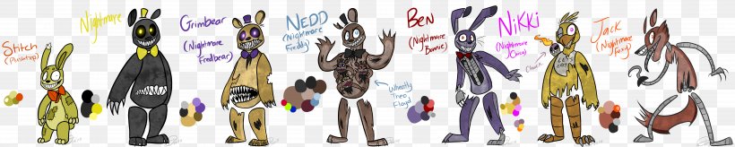Five Nights At Freddy's 4 DeviantArt Clothing Accessories Artist, PNG, 5000x1000px, Art, Artist, Brush, Clothing Accessories, Community Download Free