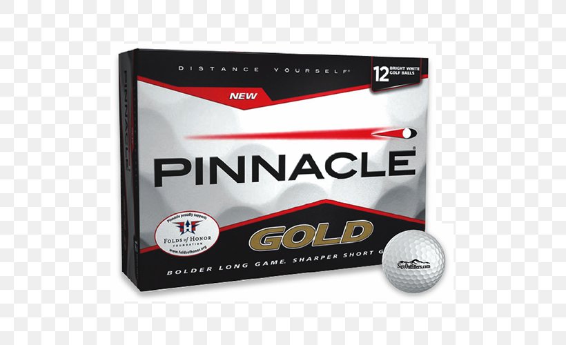 Golf Balls Pinnacle Gold Golf Equipment, PNG, 500x500px, Golf, Ball, Brand, Callaway Golf Company, Golf Ball Download Free