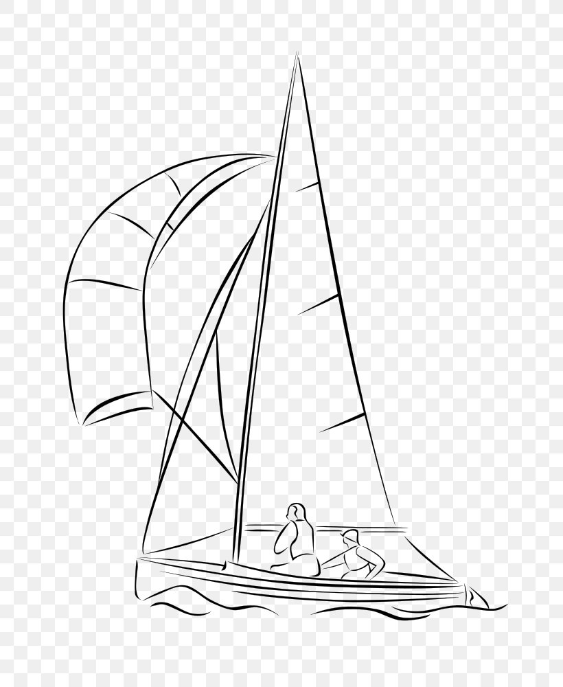 Sail Drawing Clip Art, PNG, 742x1000px, Sail, Area, Artwork, Black And White, Boat Download Free