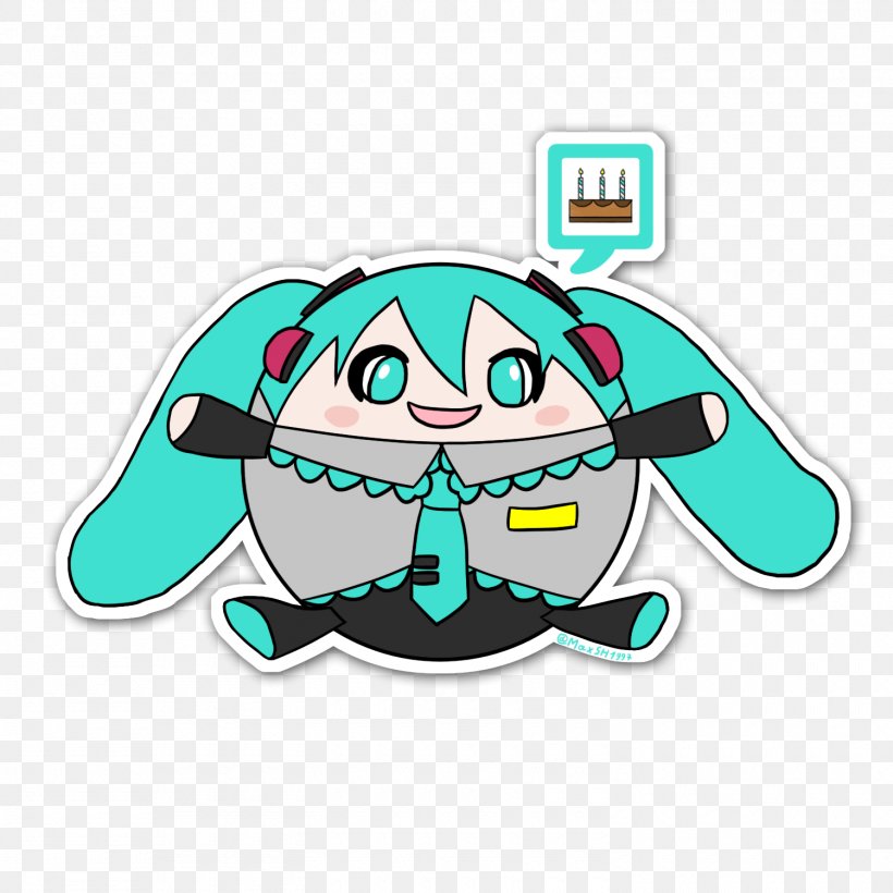 Sticker Art Street Art Birthday Clip Art, PNG, 1500x1500px, Sticker, Art, Birthday, Hatsune Miku, Headgear Download Free