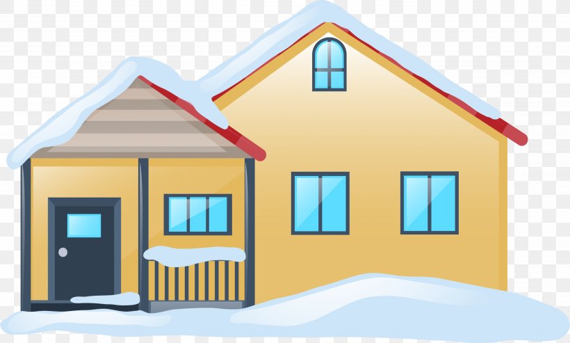 Winter Snow House Illustration, PNG, 2684x1615px, Winter, Building, Cottage, Drawing, Elevation Download Free