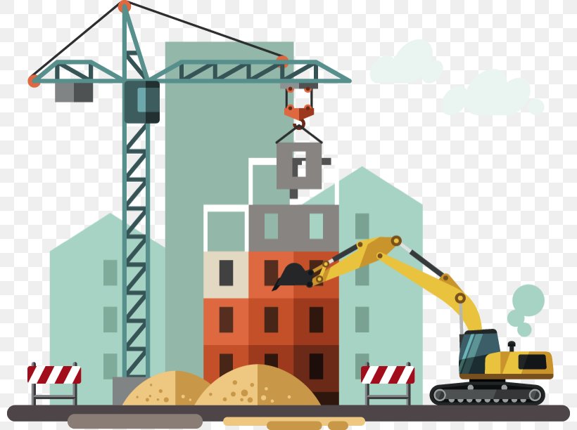 Real Estate Background, PNG, 800x612px, Construction, Animation, Building,  Construction Equipment, Crane Download Free