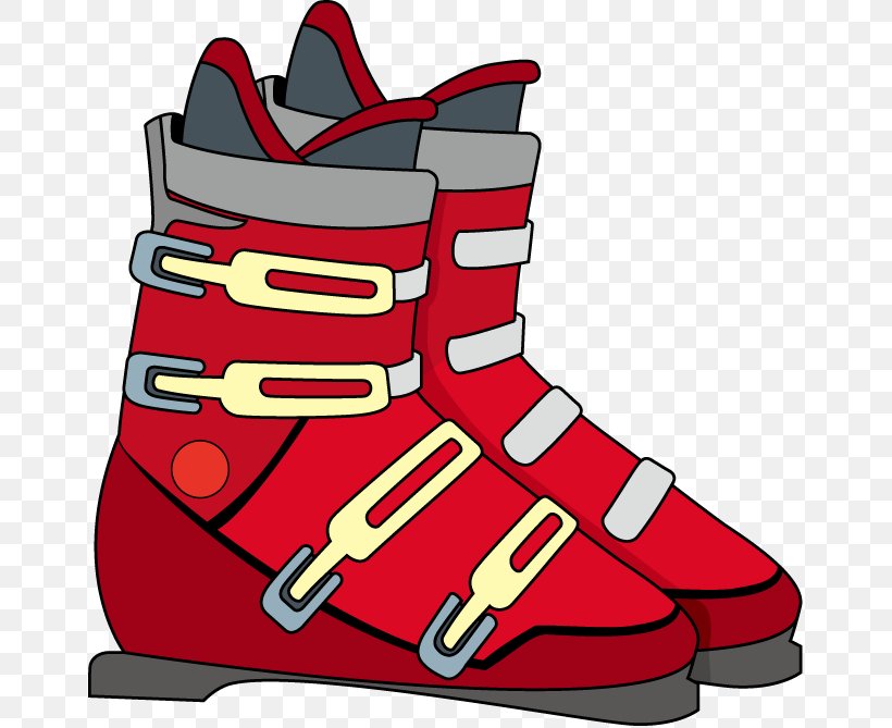 Ski Boots Skiing Shoe Clip Art, PNG, 658x669px, Ski Boots, Alpine Skiing, Boot, Carmine, Dress Shoe Download Free