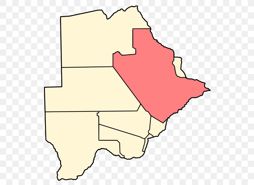 Central District Blank Map Geography Of Botswana Wikipedia, PNG, 565x599px, Central District, Area, Blank Map, Botswana, City Map Download Free