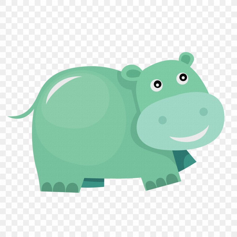 Hippopotamus Sticker Clip Art, PNG, 2362x2362px, Hippopotamus, Animal, Cartoon, Drawing, Elephant Download Free