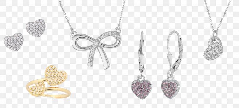 Necklace Earring Charms & Pendants Silver Cubic Zirconia, PNG, 2048x932px, Necklace, Body Jewellery, Body Jewelry, Charms Pendants, Child Download Free