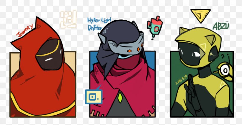 ABZÛ Hyper Light Drifter Flower Fan Art, PNG, 843x436px, Abzu, Art, Cartoon, Character, Comics Download Free