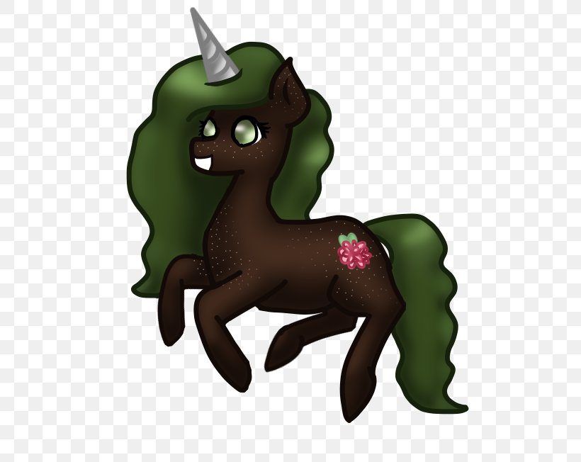 Horse Cartoon Tree Legendary Creature Yonni Meyer, PNG, 624x652px, Horse, Cartoon, Fictional Character, Grass, Green Download Free