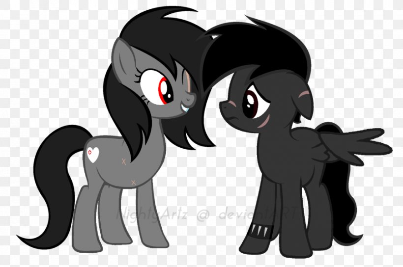 Pony Horse Cat Dog Legendary Creature, PNG, 900x598px, Pony, Black, Black And White, Black M, Canidae Download Free